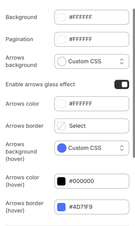 slideshow colors